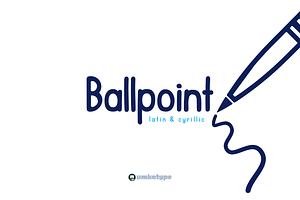 Ballpoint Display Font