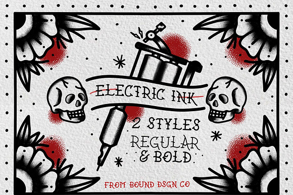 Electric Ink font preview 6