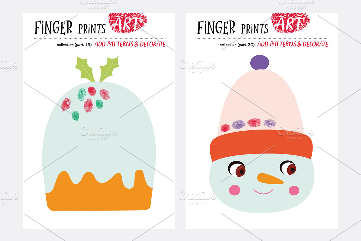 Finger prints ART (part 5), an Animal Illustration by Alena Razumova (Photo 11 of 11)