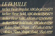 Atelier Fleur - Nostalgic Serif, a Serif Font by Fenotype (Thumbnail 7 of 15)