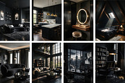 Black Interior Stock Photos, an Architecture Photo by Selenique Studio (Thumbnail 13 of 14)