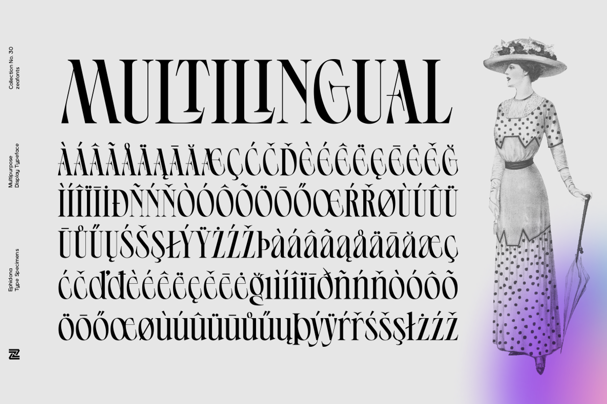 Ephidona, a Serif Font by Bagerich Type Foundry (Photo 12 of 16)