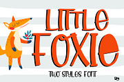 Little Foxie - Two Styles Font, a Font by Dm Studio (Thumbnail 1 of 6)