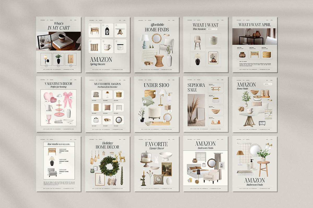 20 Canva LTK Instagram Template | Amare Creative