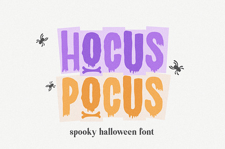 Hocus Pocus Halloween Font, a Script Font by BarcelonaShop