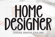 Home Designer | Script Font, a Handwritten Font by Scratchones (Thumbnail 1 of 8)