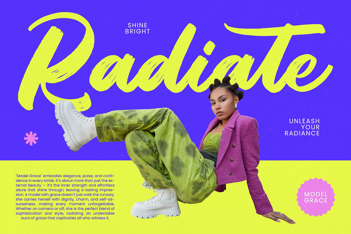Dhaily Cluter - Bold Brush Font, a Script Font by Letterena Studios Script (Photo 6 of 15)