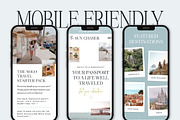 Showit Template for Travel Bloggers, a Websites & App Template by Lennox Creative Co. (Thumbnail 4 of 6)