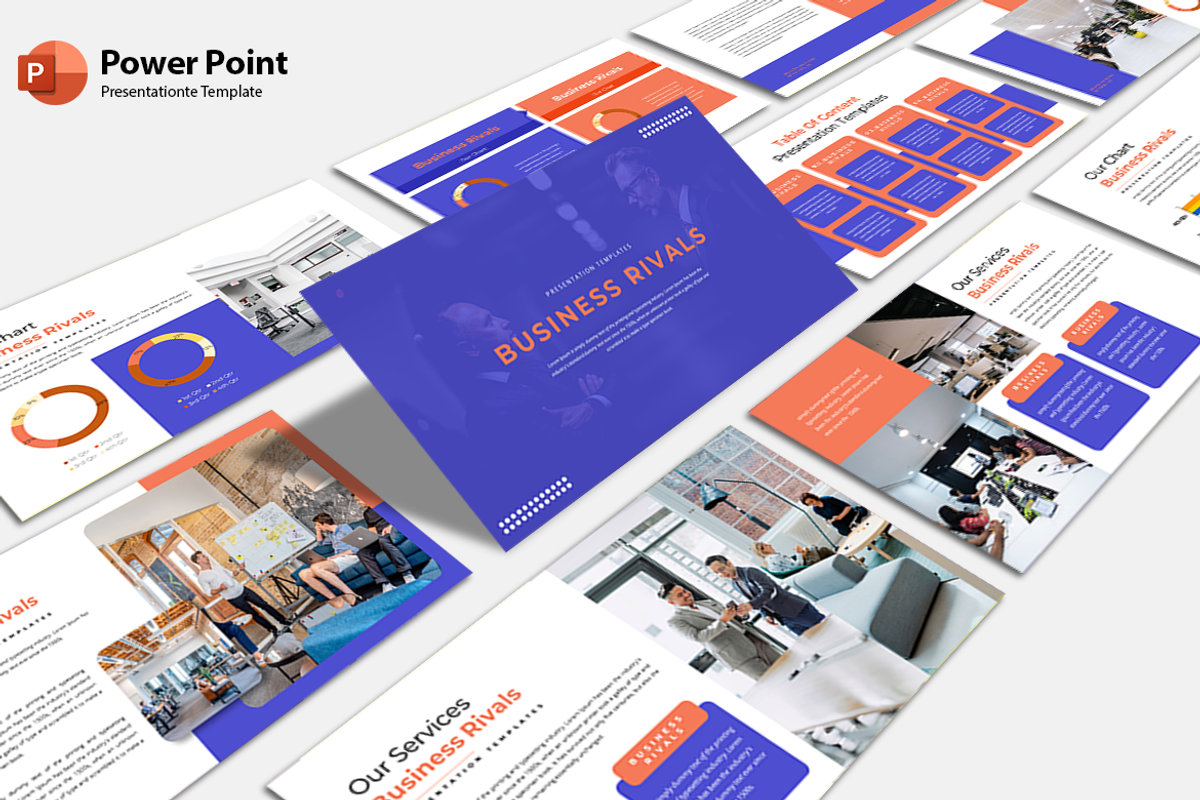 Business Rivals - PowerPoint, a Presentation Template by artchiles_design (Photo 1 of 4)