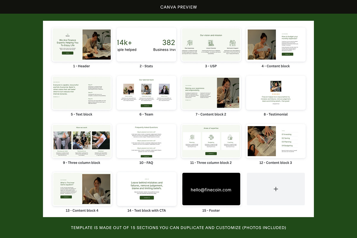 Finance Business Landing Template, a Landing Page Template by Studio K (Photo 5 of 7)