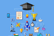 Online Education Concepts, an Education Illustration by TAlex (Thumbnail 4 of 6)
