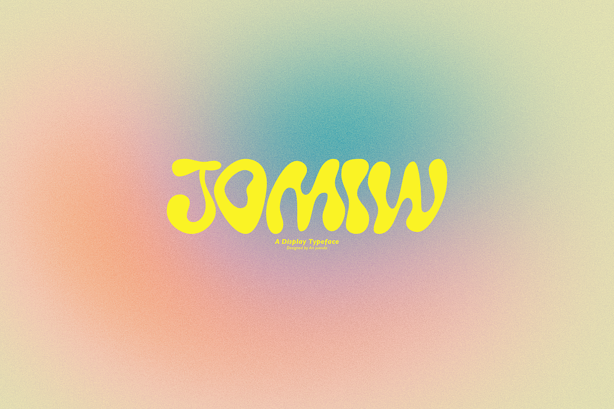 Jomiw A Display Typeface, a Sans Serif Font by Linecreative (Photo 1 of 7)