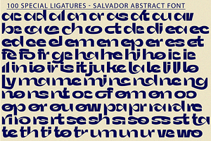 Salvador Abstract Font