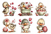 Pastel Easter Duckling Clipart, an Illustration by Daily.Designs (Thumbnail 3 of 8)