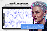 Wrinkled Face Stamp Brushes Set, a Brush Add-On by Selentaori Studio (Thumbnail 5 of 13)