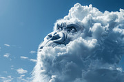 90 Clouds animals against a blue sky, an Animal Illustration by Handmadefont (Thumbnail 61 of 64)