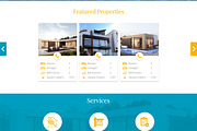Minimalistic Real Estate Website PSD, a Landing Page Template by NeptuneDesign (Thumbnail 2 of 5)