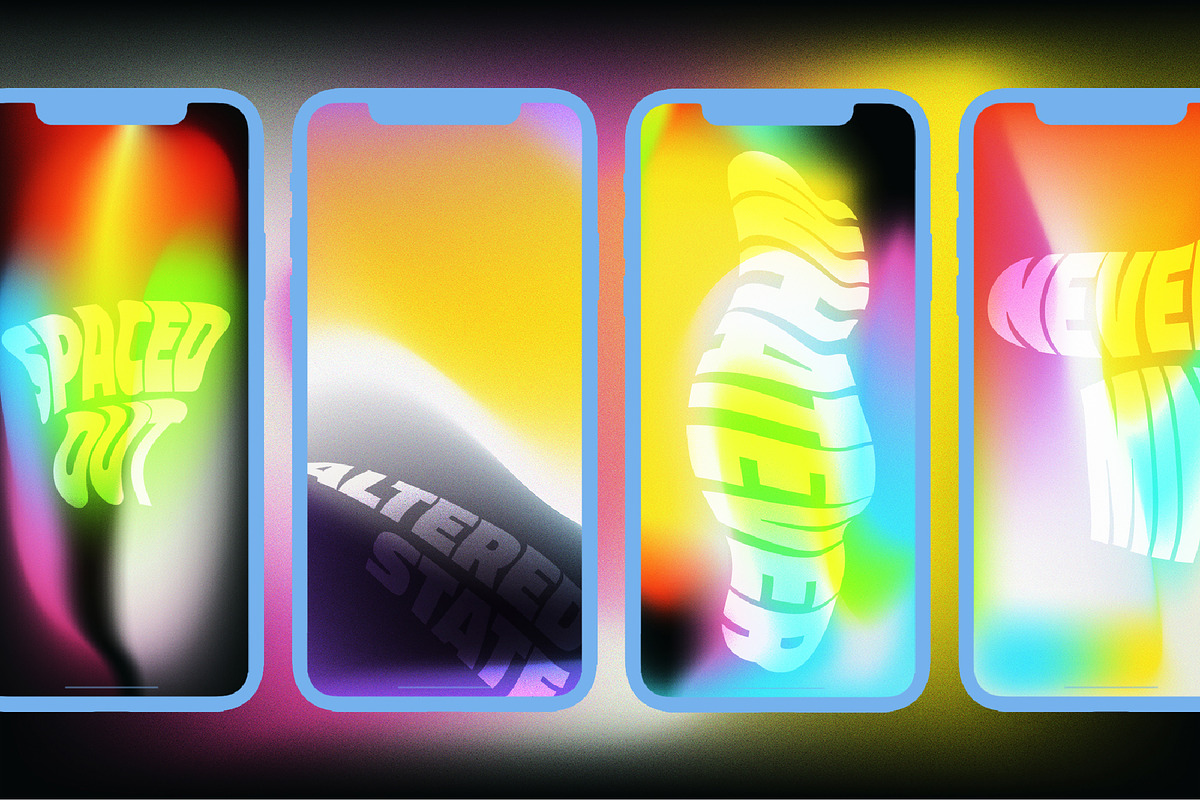 Retro 90s Gradients + Bonus Graphics, a Texture Graphic by angelainthefields (Photo 7 of 8)