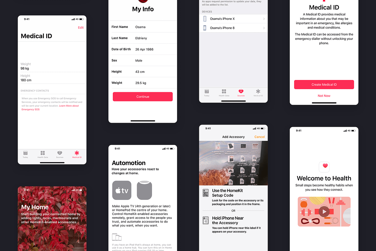 iOS12 GUI KIT, an UI Kit Template by Ui Markets (Photo 12 of 20)