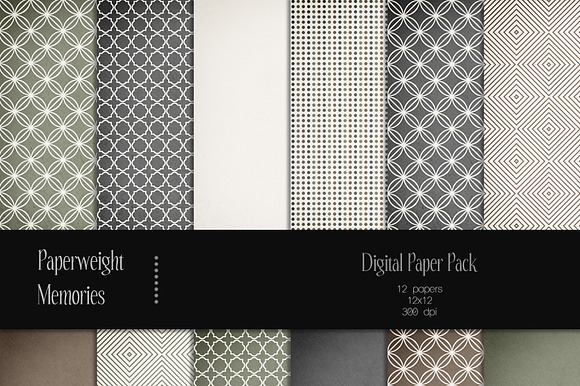 Patterned Paper - Elements of Nature preview 2