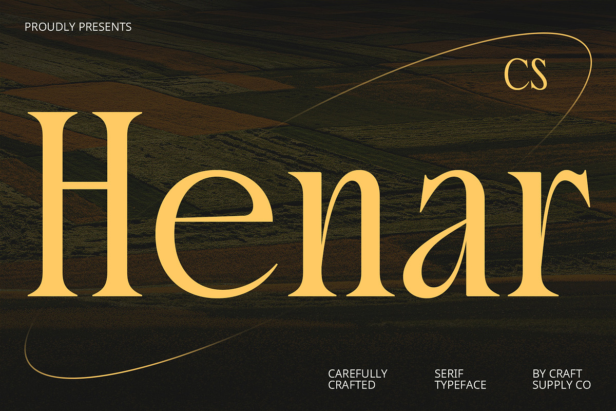 CS Henar – Elegant Font, a Serif Font by Craft Supply Co. (Photo 1 of 8)