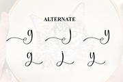 Elegant Embroidery | Script Font, a Handwritten Font by Scratchones (Thumbnail 8 of 9)