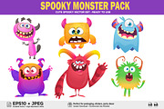 Cookie Crunchers - 6 Cute Monsters, a Decorative Illustration by D R A W K M A N (Thumbnail 1 of 4)