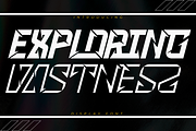 Exploring Vastness - Sport Font, a Sans Serif Font by 177Studio (Thumbnail 1 of 8)