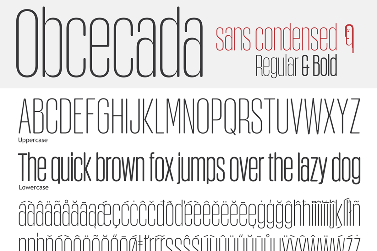 Obcecada Sans & Serif preview 3