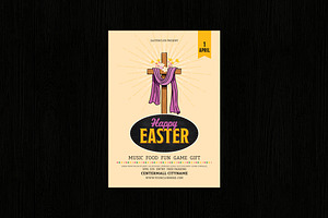 Happy Easter, a Print Template by DesignWorkz