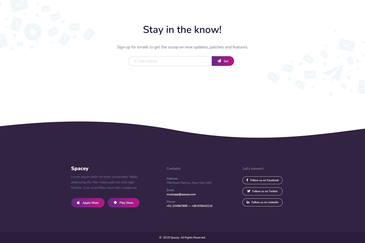 Spacey – HTML App Landing Page, a Bootstrap Template by DesignWP (Photo 7 of 7)