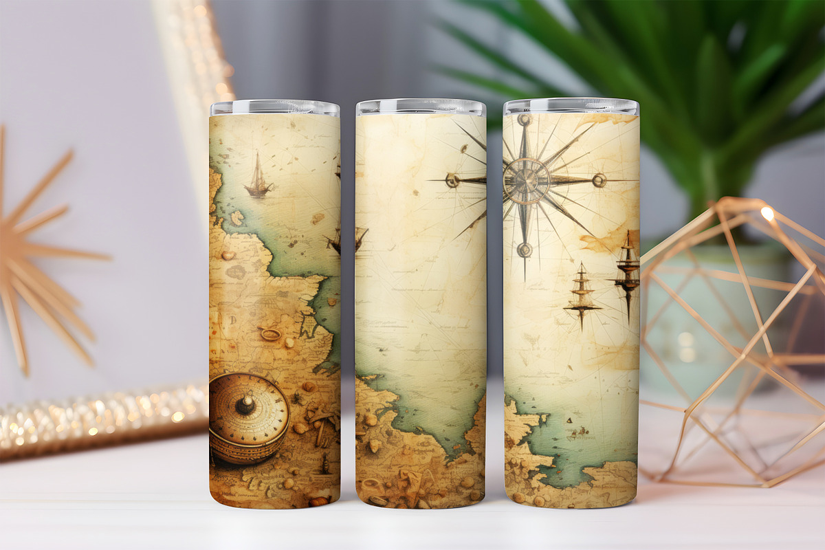 Antique Maritime Chronicles, a Background Graphic by Curve Design (Photo 8 of 8)