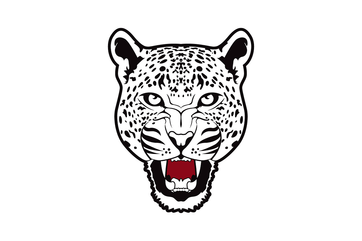 Roaring Cheetah Head Vector, an Animal Illustration by Atlantis X Nurman Arbai (Photo 3 of 3)