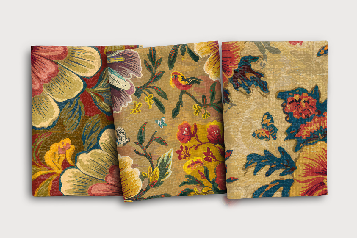 Mexican Blossoms, a Background Graphic by Curve Design (Photo 2 of 7)