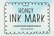 Hand Drawn Narrow Sans Serif InkMark, a Sans Serif Font by Honey Island Studio (Thumbnail 1 of 8)