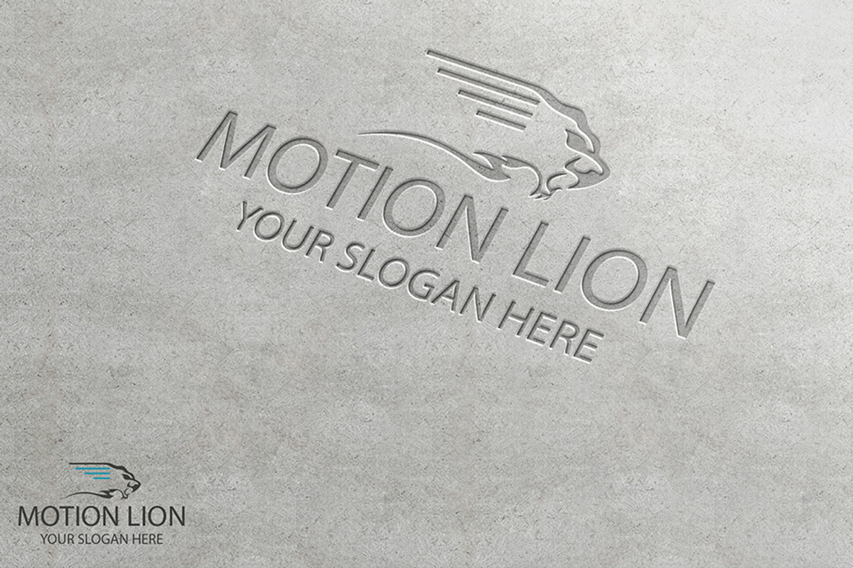 Motion Lion Logo, a Branding & Logo Template by Emdaduljs (Photo 1 of 3)