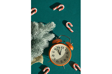 Countdown to midnight. Wood alarm, a Holiday Photo by tilialucida