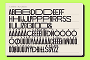 FOUN — Modern Retro Condensed Font, a Sans Serif Font by Fortunes Co (Thumbnail 5 of 11)