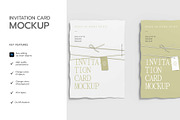 Invitation Greeting Card Mockup Set, a Product Mockup by graphypix (Thumbnail 2 of 4)