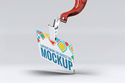 Lanyard Name Badge Tag Mock-up, an Advertising Mockup by Se٧enStudio (Thumbnail 4 of 10)