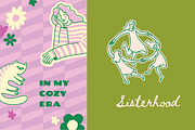 Self love, vector illustrations, an Object Graphic by venimo (Thumbnail 7 of 15)