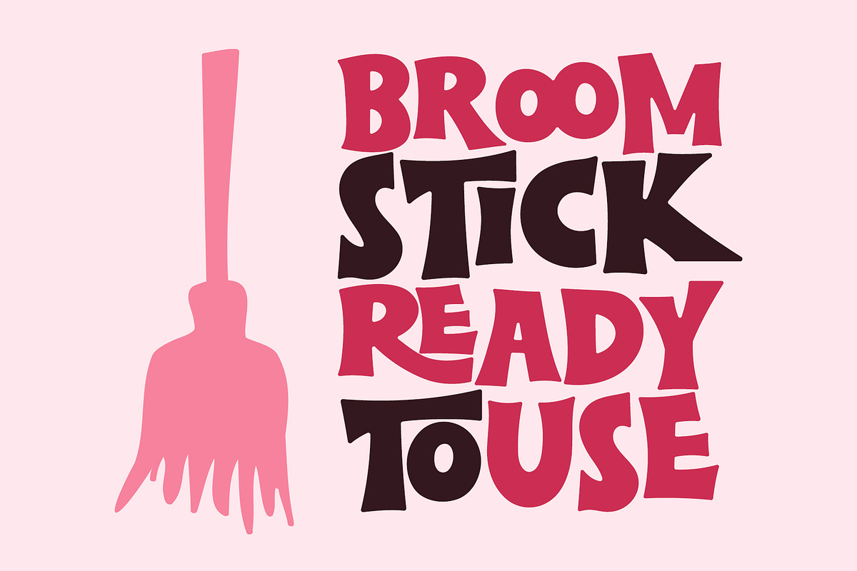 Witch Chunky All Caps Fun Thick Font, a Serif Font by Airotype (Photo 2 of 11)