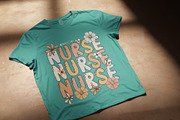 Nurse Typography Shirt PNG, a Graphic by Vector Portal (Thumbnail 2 of 5)