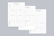 Marketing Planning Pages Set V-12, a Stationery Template by shahsoft (Thumbnail 2 of 3)