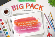 Big watercolor textures pack, a Texture Graphic by SonneLeo (Thumbnail 1 of 5)