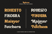 Raltron - Retro Vintage Serif Font, a Serif Font by Pixesia Studio (Thumbnail 9 of 11)