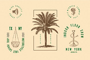 Trippy Safari Font & Illustrations, a Font by Maison Octave (Thumbnail 2 of 5)