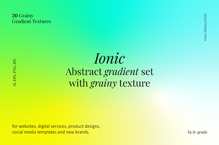 20 Ionic Gradients Set. Vol 3