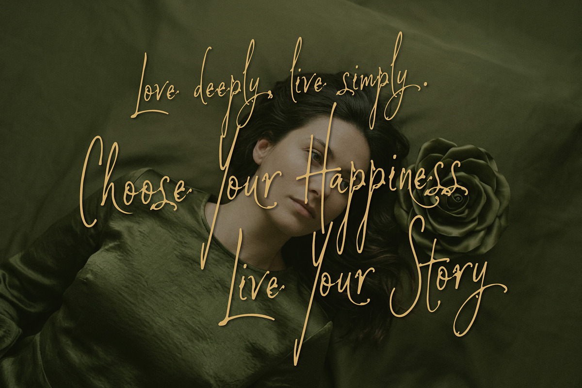 BandaMoons expressive signature font, a Script Font by HypeWorksCo (Photo 3 of 15)