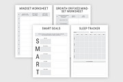 Life Self Help Planners InDesign, a Stationery Template by MNT-Creator (Thumbnail 5 of 10)